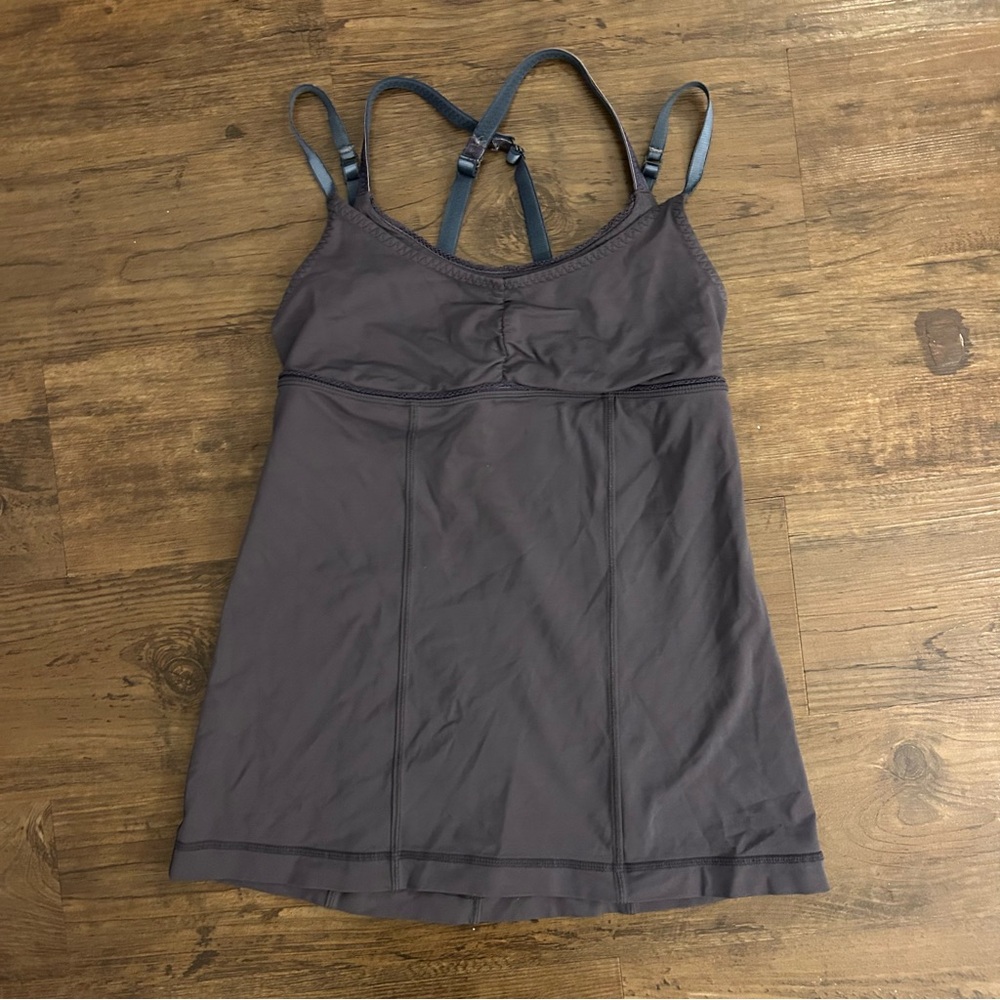 lululemon athletica Dark Gray Tank Top